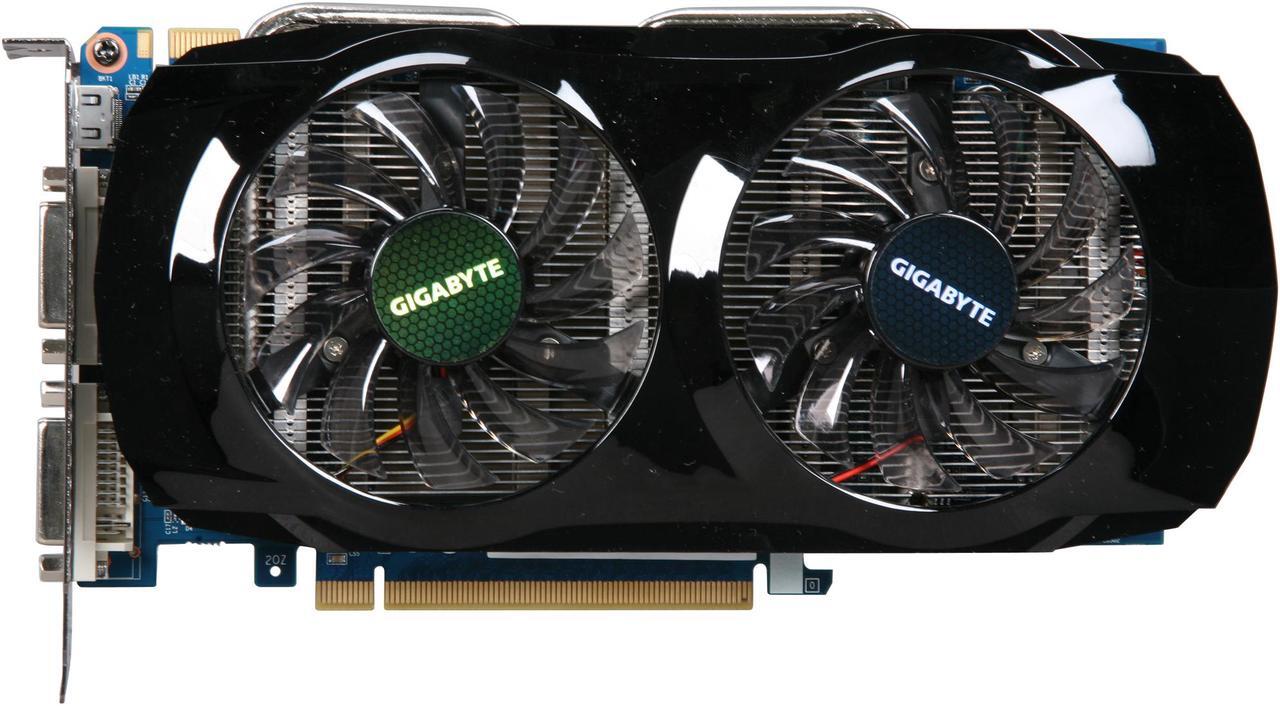Alt view image 3 of 6 - GIGABYTE GeForce GTX 460 (Fermi) 1GB GDDR5 PCI Express 2.0 x16 SLI Support Graphics Card GV-N460OC-1GI
