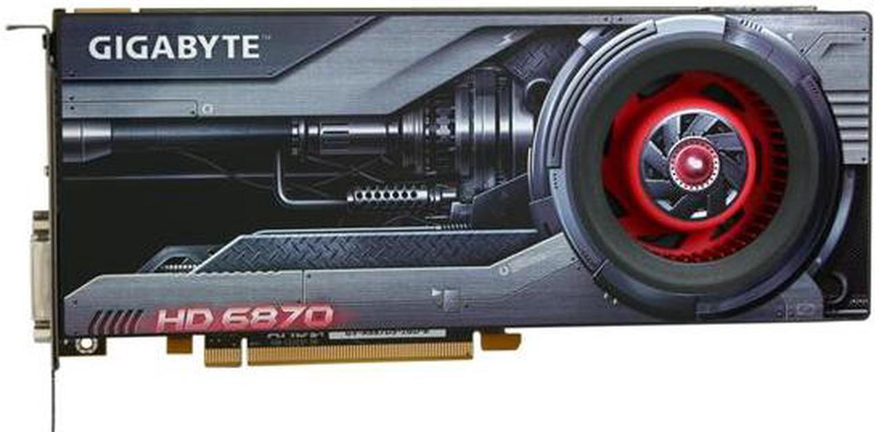 Alt view image 3 of 4 - GIGABYTE Radeon HD 6870 1GB GDDR5 PCI Express 2.1 x16 CrossFireX Support Video Card with Eyefinity GV-R687D5-1GD-B