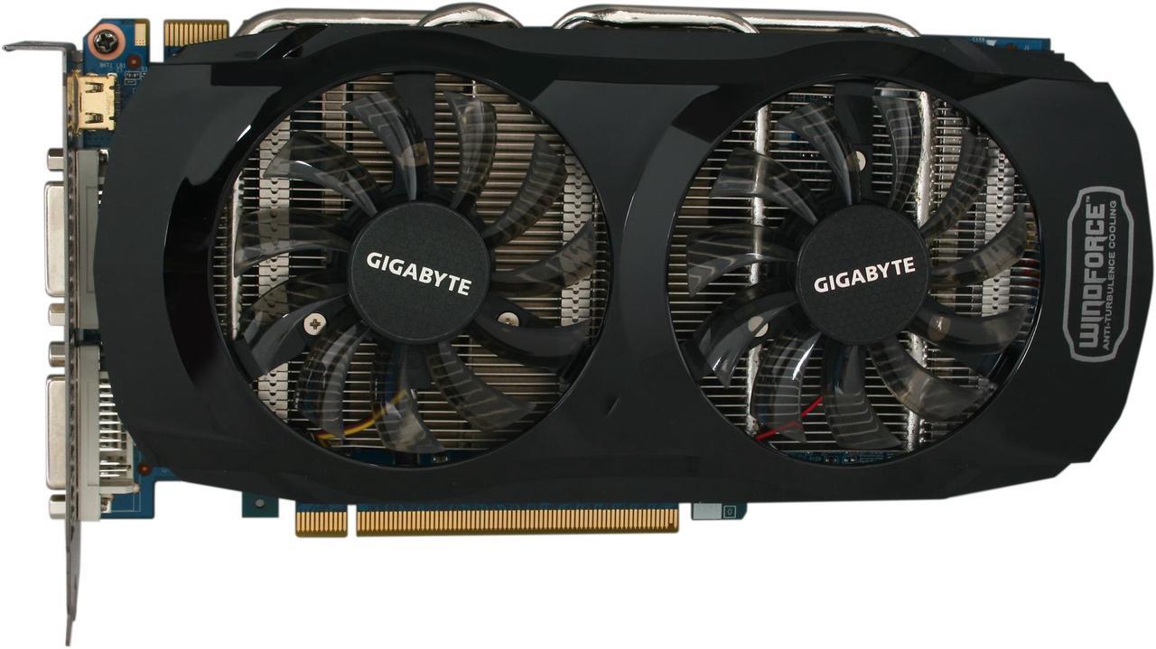 Alt view image 3 of 6 - GIGABYTE GeForce GTX 560 Ti (Fermi) 1GB GDDR5 PCI Express 2.0 x16 SLI Support Graphics Card GV-N560OC-1GI