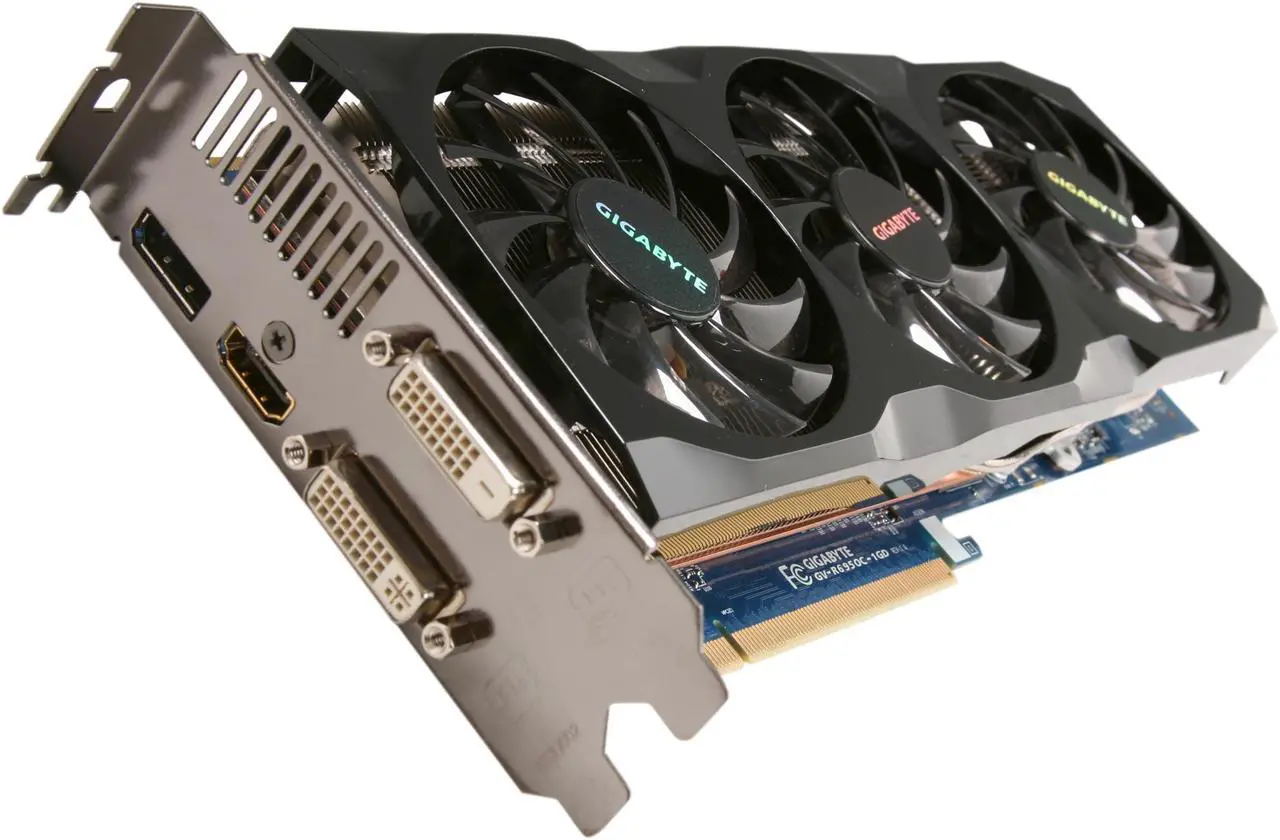Main image of GIGABYTE Radeon HD 6950 1GB GDDR5 PCI Express 2.1 x16 CrossFireX Support Graphics Card GV-R695OC-1GD