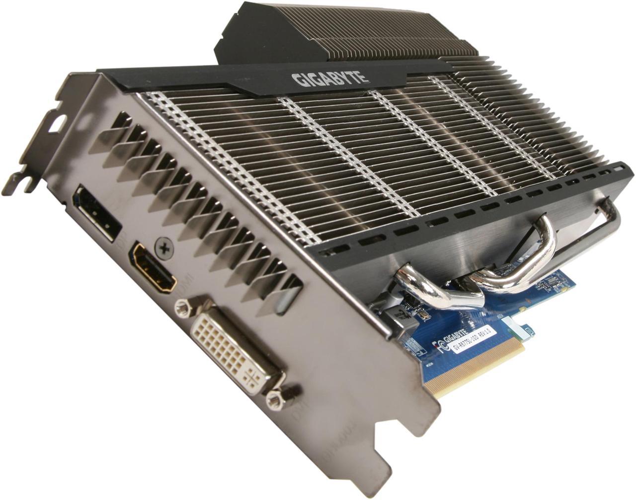 GIGABYTE Radeon HD 6770 1GB GDDR5 PCI Express 2.1 x16 CrossFireX Support Video Card GV-R677SL-1GD