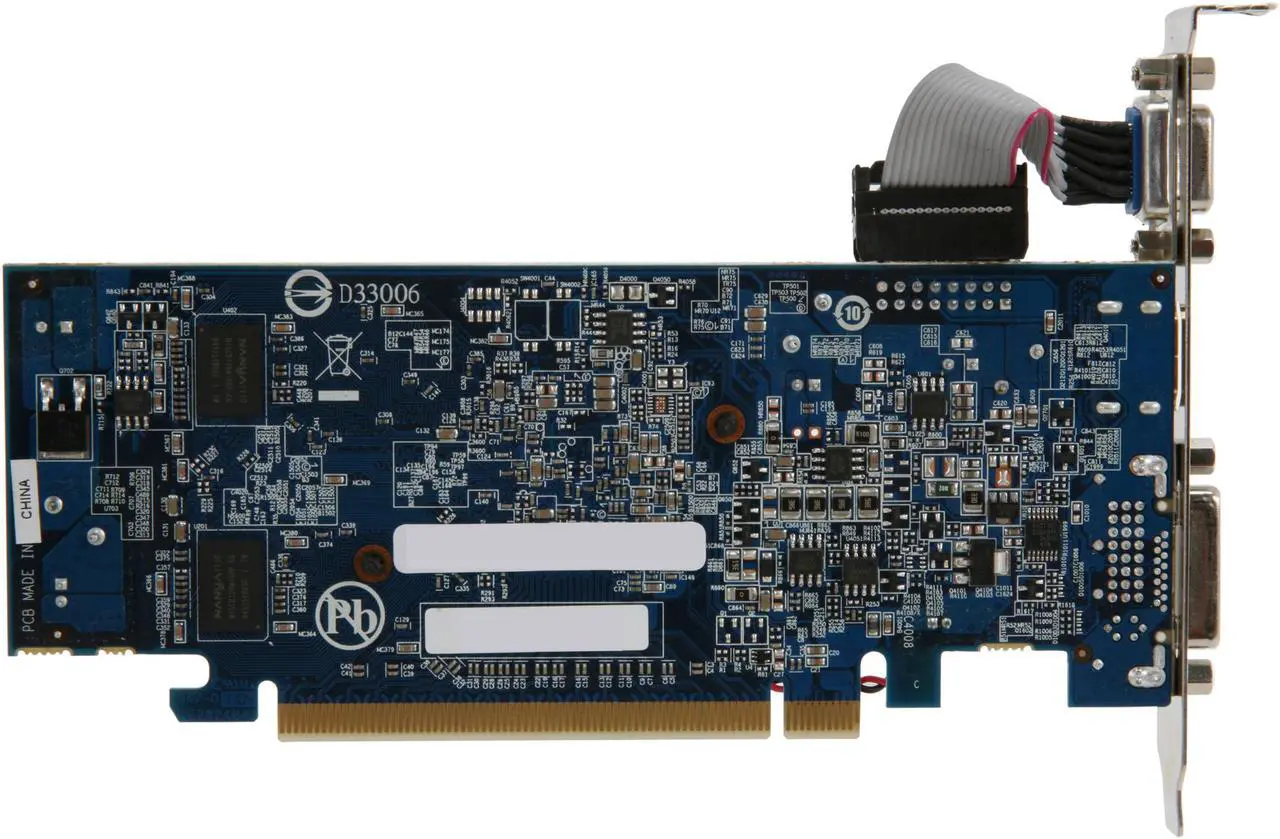 Alt view image 4 of 6 - GIGABYTE Radeon HD 5450 1GB DDR3 PCI Express 2.1 x16 CrossFireX Support Low Profile Ready Graphics Card GV-R545D3-1GI