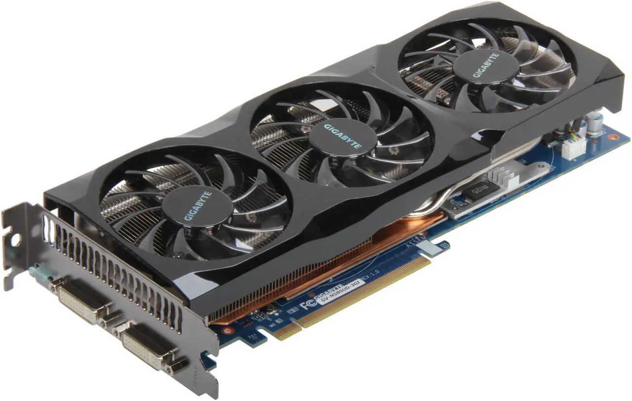 Main image of GIGABYTE GeForce GTX 580 (Fermi) 3GB GDDR5 PCI Express 2.0 x16 SLI Support Graphics Card GV-N580UD-3GI