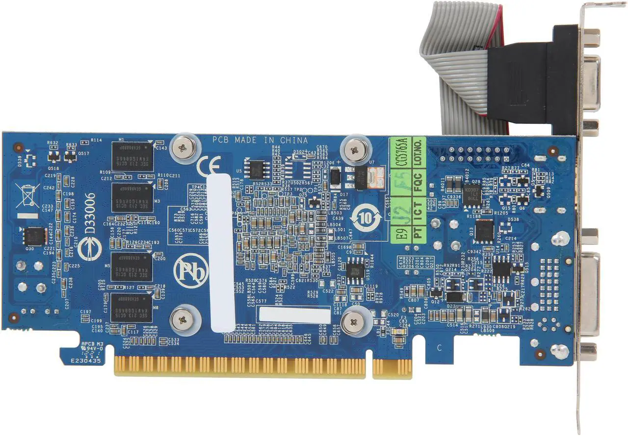 Alt view image 4 of 5 - GIGABYTE GeForce GT 620 1GB DDR3 PCI Express 2.0 x16 Low Profile Graphics Card GV-N620D3-1GL
