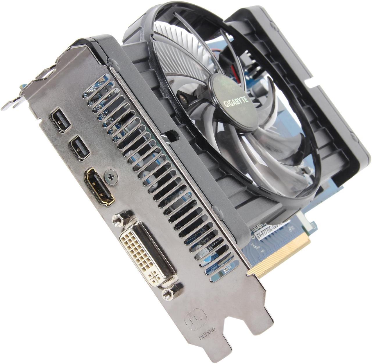 GIGABYTE Radeon HD 7770 1GB GDDR5 PCI Express 3.0 x16 CrossFireX Support Video Card GV-R777OC-1GD Rev2.0