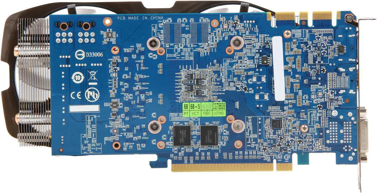 Alt view image 4 of 6 - GIGABYTE GV-N66TWF2-2GD G-SYNC Support GeForce GTX 660 Ti 2GB 192-Bit GDDR5 PCI Express 3.0 x16 HDCP Ready SLI Support Video Card