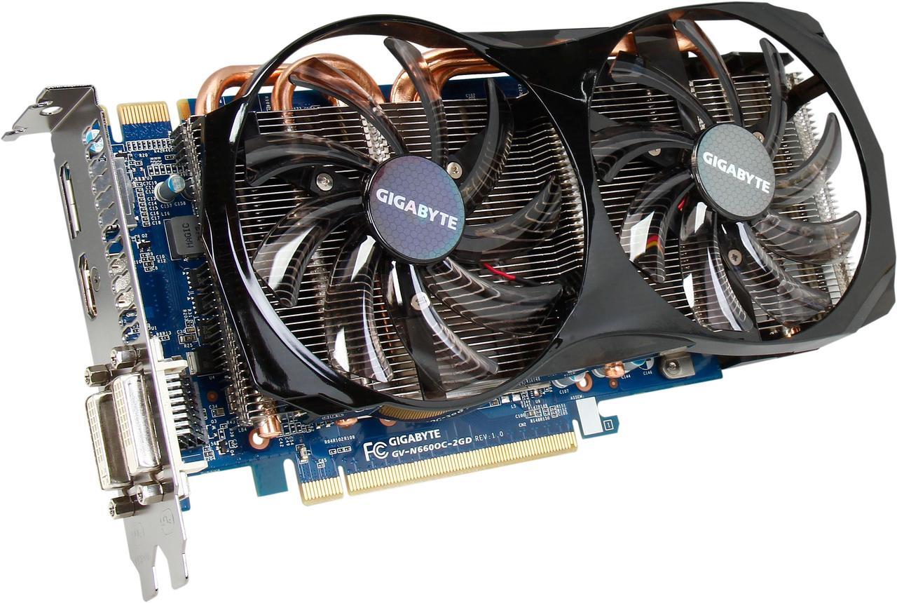 Main image of GIGABYTE GV-N660OC-2GD G-SYNC Support GeForce GTX 660 2GB 192-Bit GDDR5 PCI Express 3.0 x16 HDCP Ready SLI Support Video Card