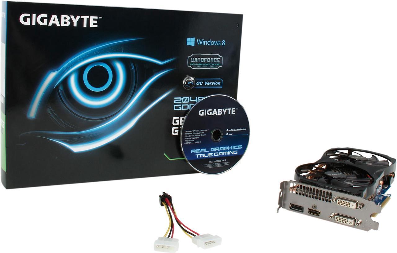 Alt view image 6 of 6 - GIGABYTE GV-N660OC-2GD G-SYNC Support GeForce GTX 660 2GB 192-Bit GDDR5 PCI Express 3.0 x16 HDCP Ready SLI Support Video Card