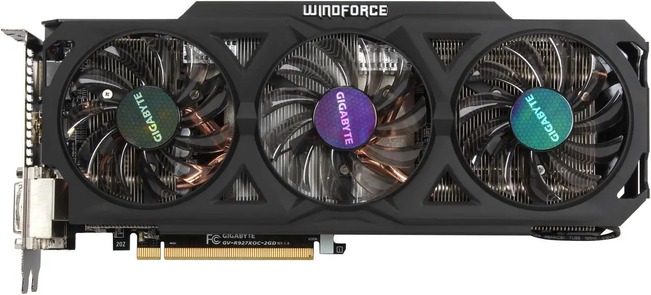 Alt view image 3 of 6 - GIGABYTE Radeon R9 270X 2GB GDDR5 PCI Express 3.0 CrossFireX Support Graphics Card GV-R927XOC-2GD