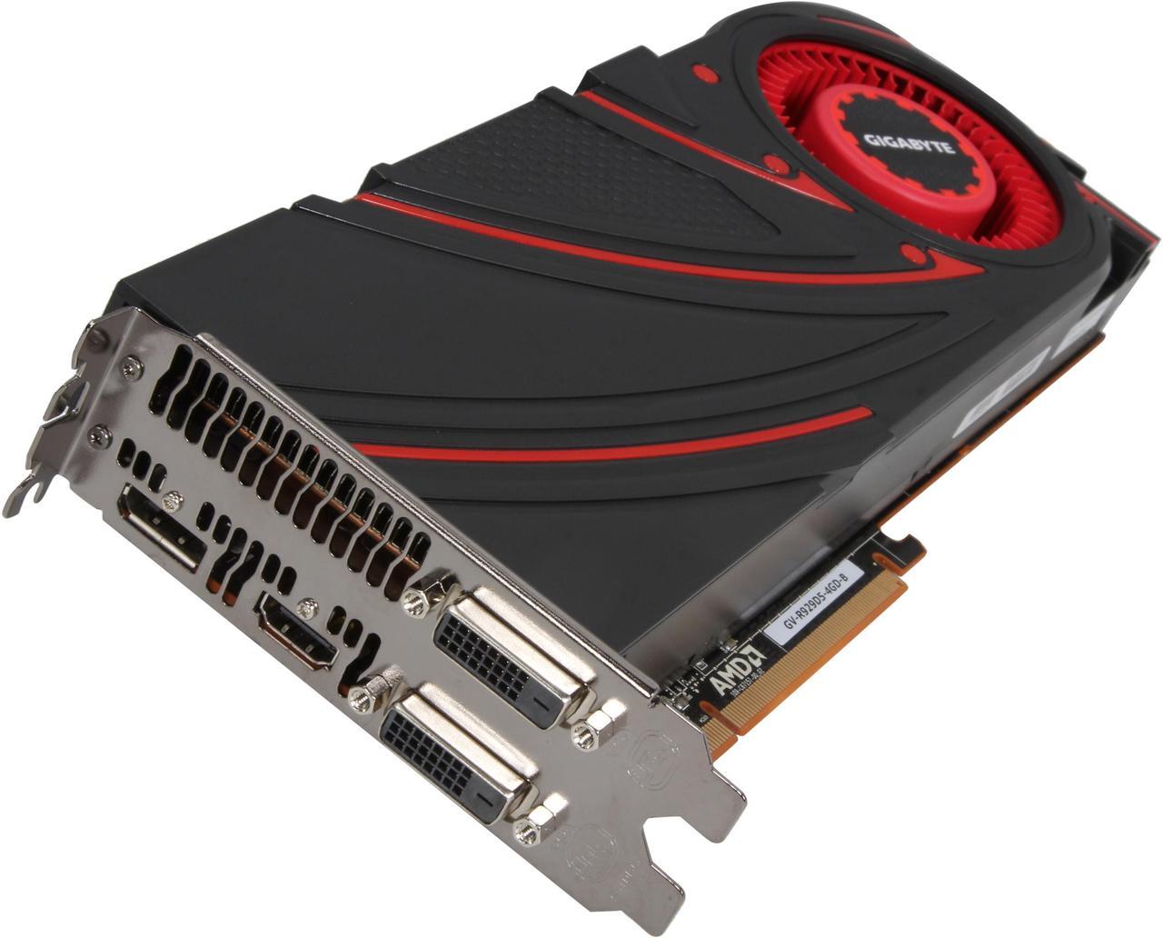 GIGABYTE Radeon R9 290 4GB GDDR5 PCI Express 3.0 Video Card GV-R929D5-4GD-B