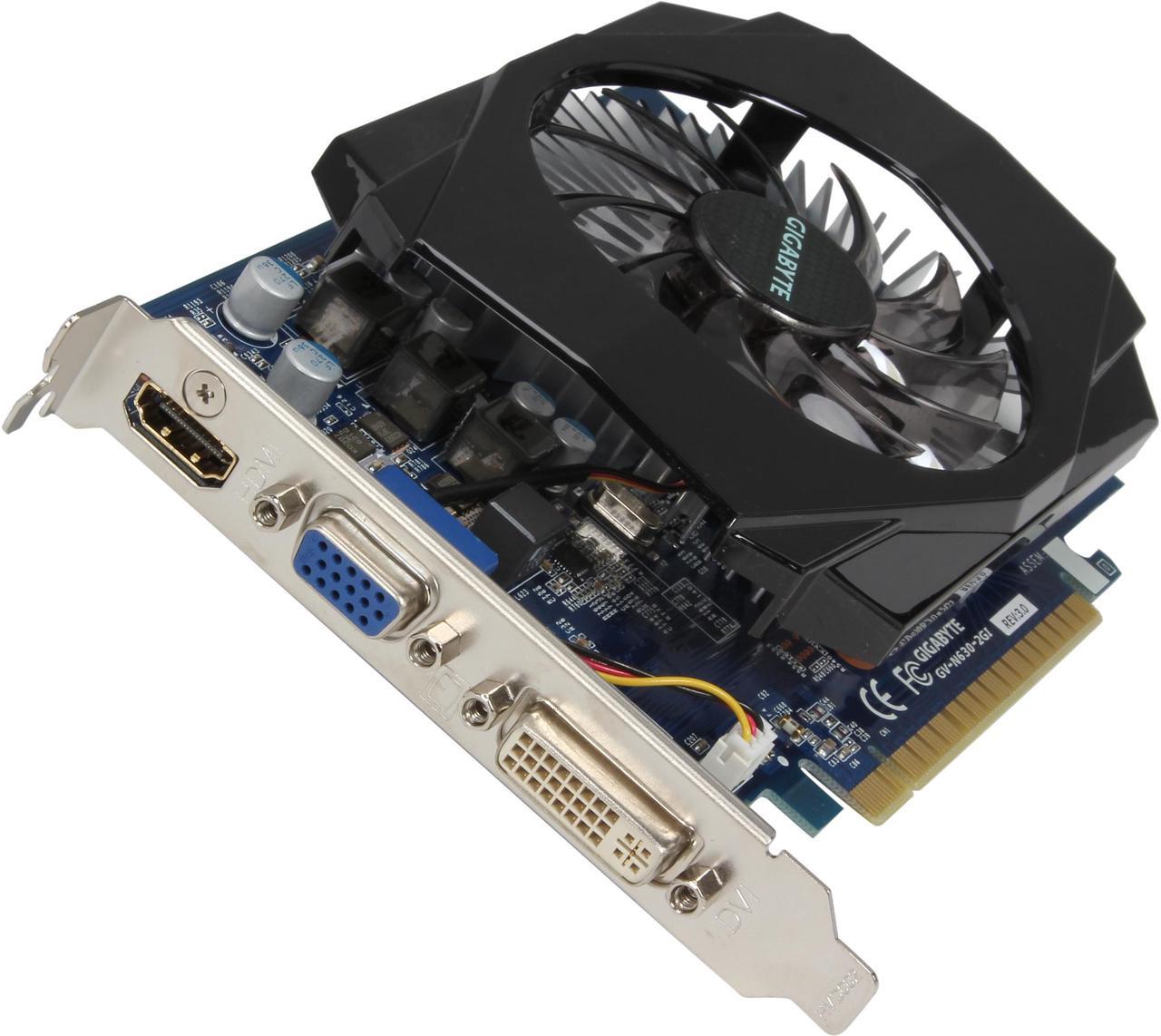 GIGABYTE GeForce GT 630 2GB DDR3 PCI Express 2.0 x16 Video Card GV-N630-2GI REV3.0