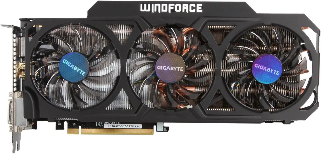 Alt view image 3 of 6 - GIGABYTE GV-N78TOC-3GD G-SYNC Support GeForce GTX 780 Ti 3GB 384-Bit GDDR5 PCI Express 3.0 HDCP Ready Video Card