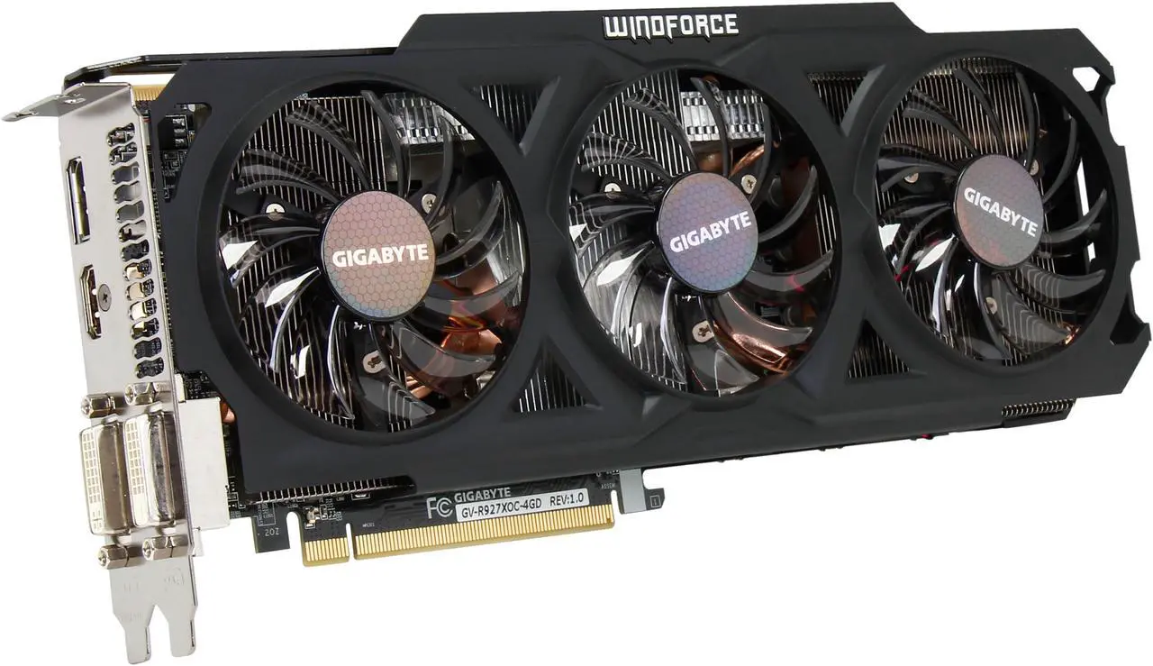 Main image of GIGABYTE Radeon R9 270X 4GB GDDR5 PCI Express 3.0 Graphics Card GV-R927XOC-4GD