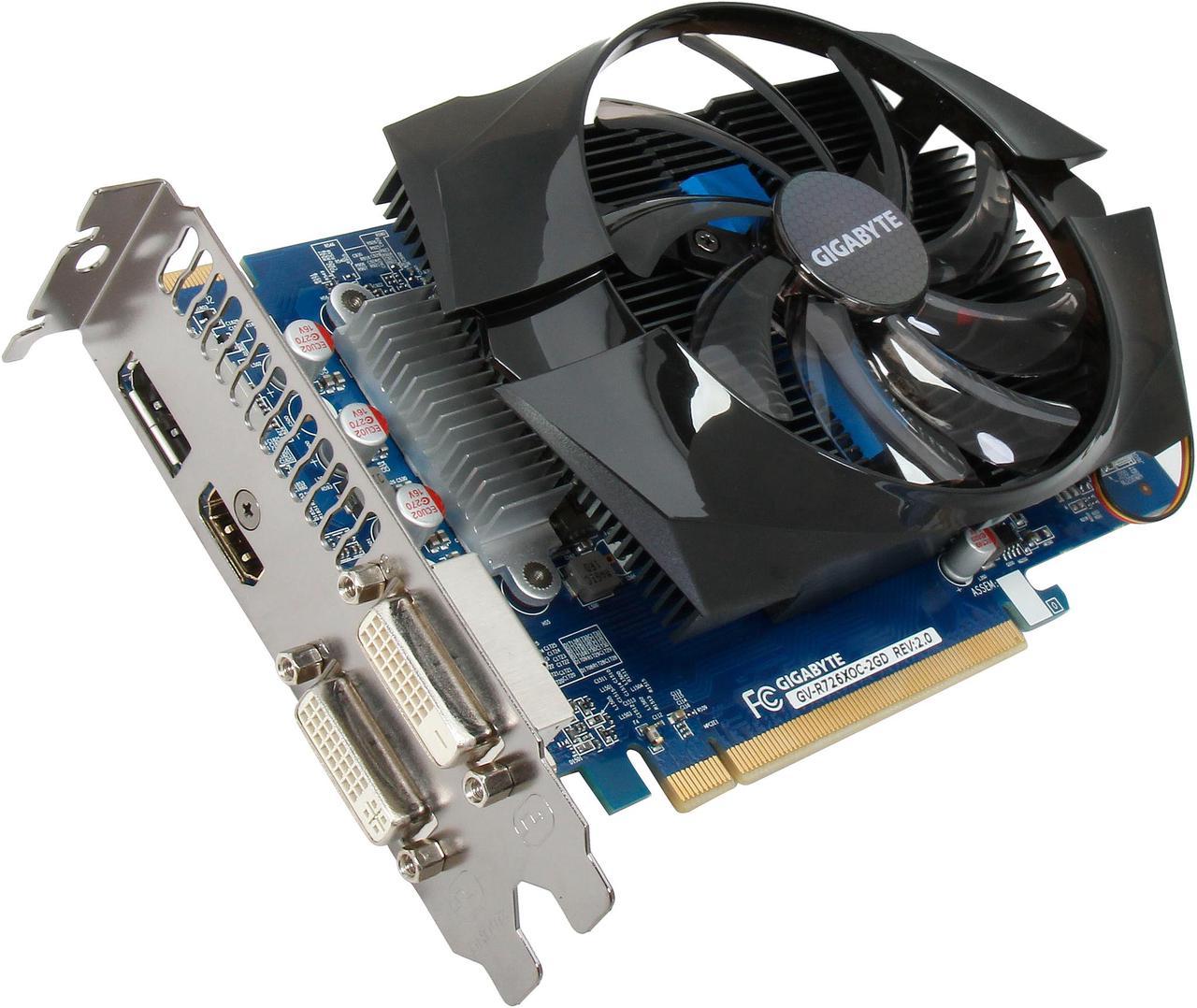 GIGABYTE Radeon R7 260X 2GB GDDR5 PCI Express 3.0 Video Card GV-R726XOC-2GD REV2