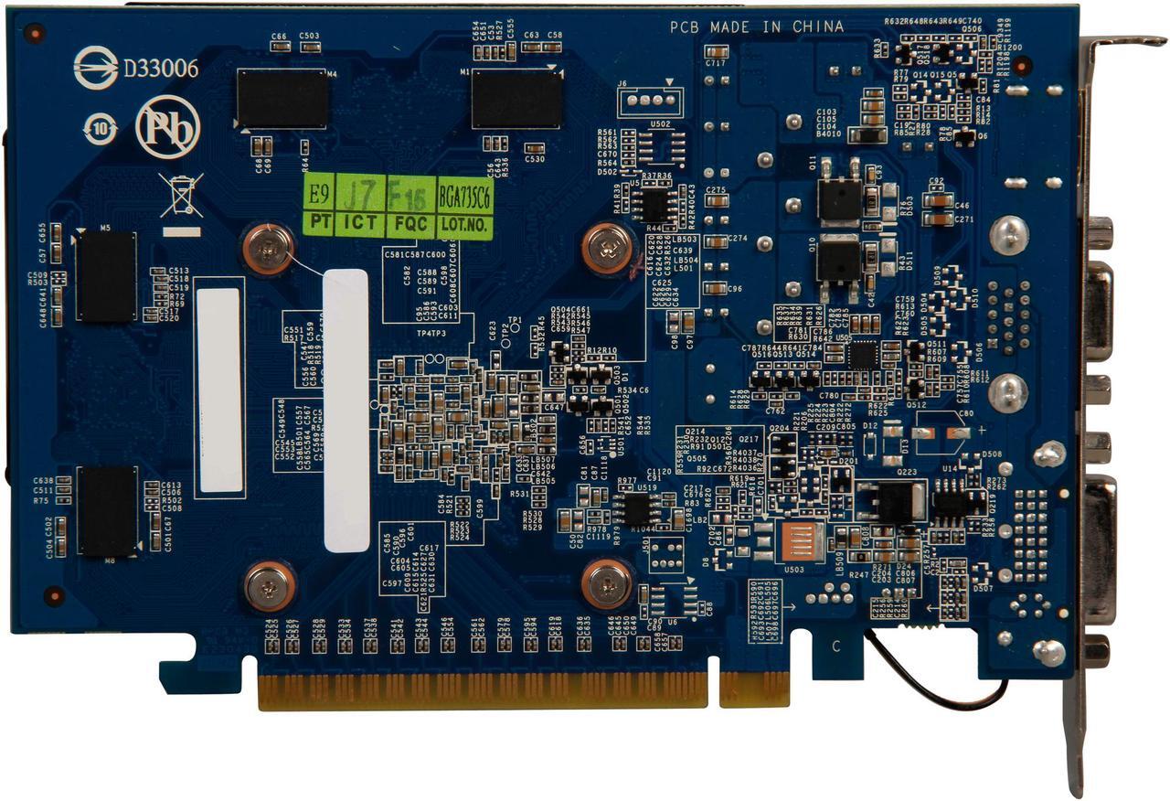 Alt view image 4 of 5 - GIGABYTE GeForce GT 440 (Fermi) 1GB DDR3 PCI Express 2.0 x16 Graphics Card GV-N440D3-1GI