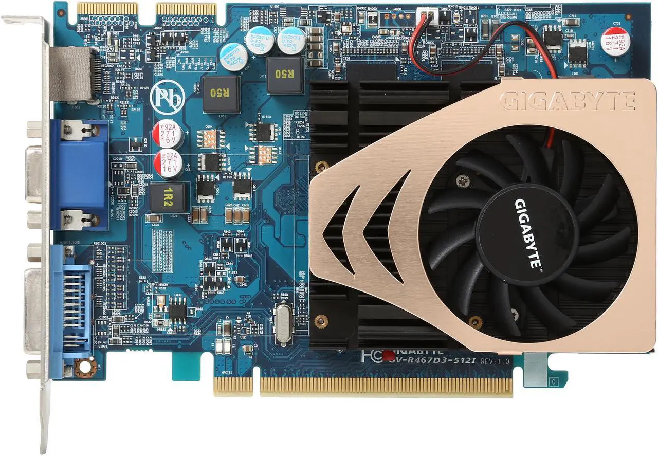 Alt view image 3 of 5 - GIGABYTE Radeon HD 4670 512MB GDDR3 PCI Express 2.0 x16 CrossFireX Support Graphics Card GV-R467D3-512I