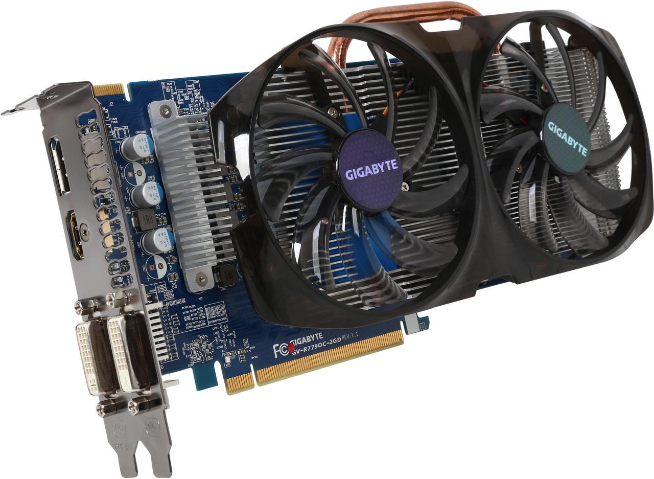 Main image of GIGABYTE Radeon HD 7790 2GB GDDR5 PCI Express 3.0 x16 Graphics Card GV-R779OC-2GD