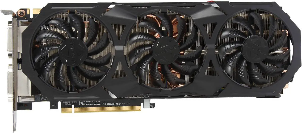 Alt view image 3 of 6 - GIGABYTE GeForce GTX 980 4GB G1 GAMING OC EDITION, GV-N980G1 GAMING-4GD