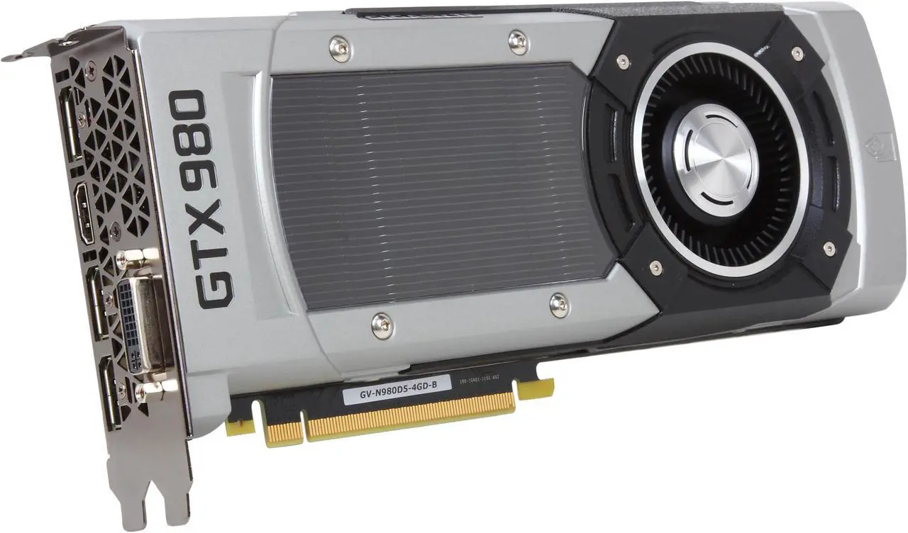 Main image of GIGABYTE GeForce GTX 980 4GB GDDR5 PCI Express 3.0 Graphics Card GV-N980D5-4GD-B
