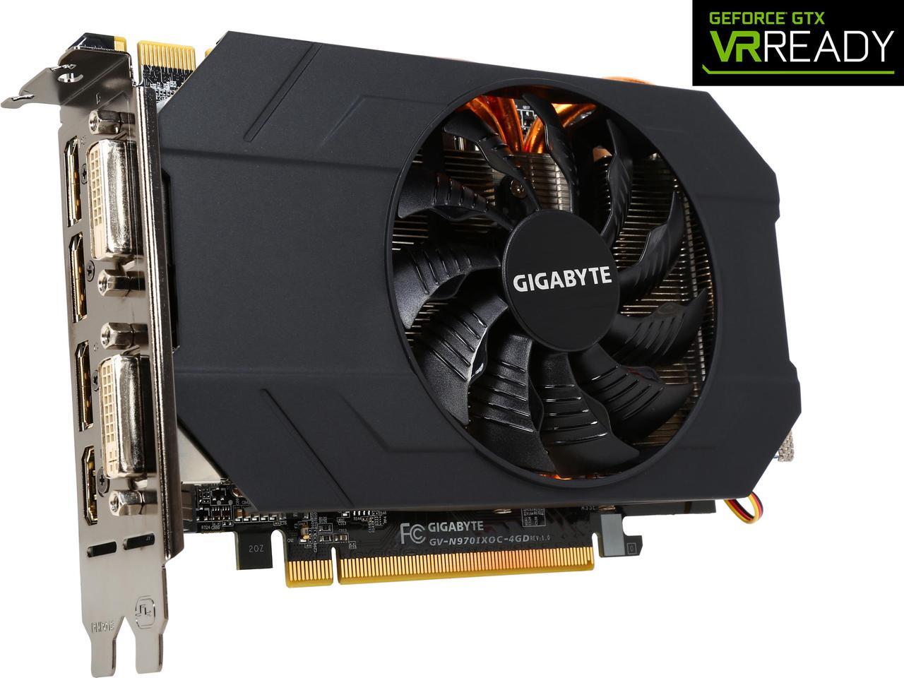 Main image of GIGABYTE GeForce GTX 970 4GB Mini ITX OC EDITION, GV-N970IXOC-4GD