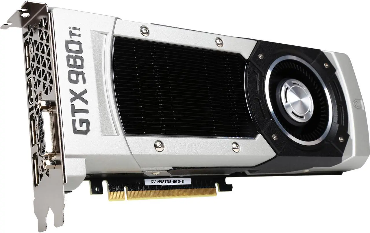 Main image of GIGABYTE GeForce GTX 980 Ti 6GB GDDR5 PCI Express 3.0 ATX Graphics Card GV-N98TD5-6GD-B