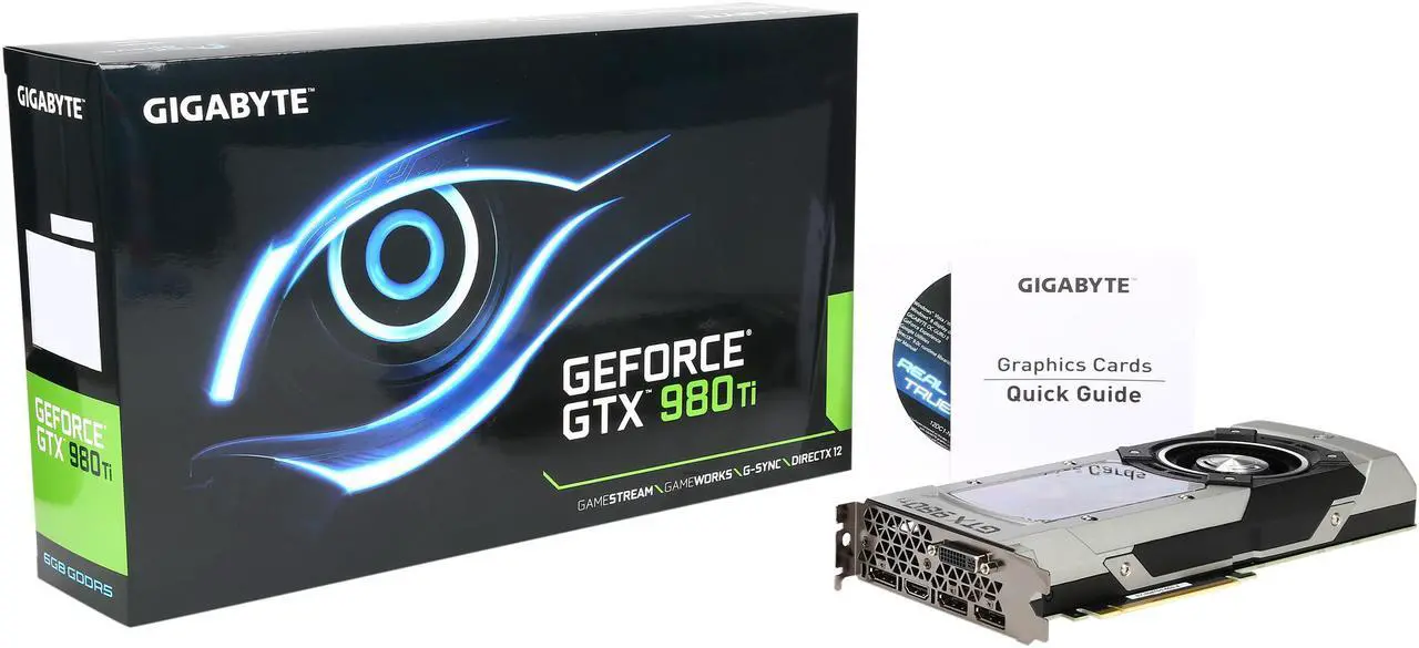 Alt view image 6 of 6 - GIGABYTE GeForce GTX 980 Ti 6GB GDDR5 PCI Express 3.0 ATX Graphics Card GV-N98TD5-6GD-B