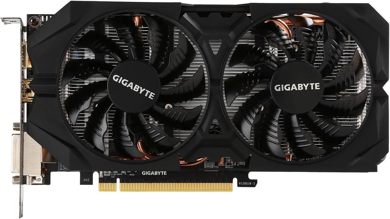 Alt view image 4 of 6 - GIGABYTE Radeon R9 380 4GB GDDR5 PCI Express 3.0 ATX Graphics Card GV-R938G1 GAMING-4GD