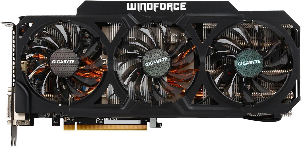 Alt view image 3 of 6 - GIGABYTE Radeon R9 270X 2GB GDDR5 PCI Express 3.0 x16 CrossFireX Support ATX Graphics Card GV-R927XOC-2GD (rev. 2.0)