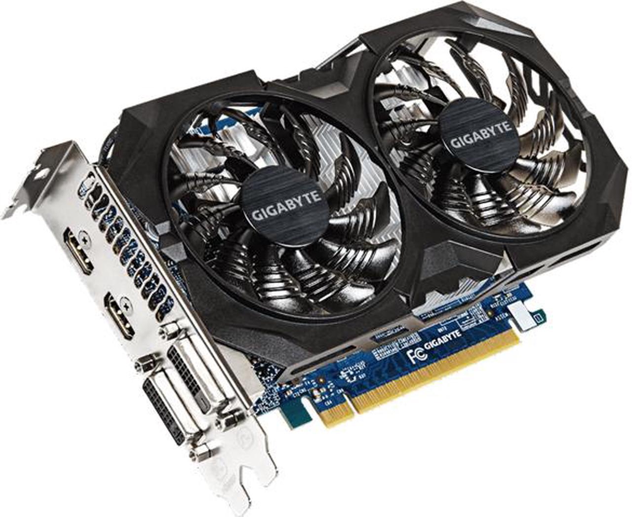 GIGABYTE GeForce GTX 750 Ti 2GB WINDFORCE 2X OC EDITION, GV-N75TOC2-2GI