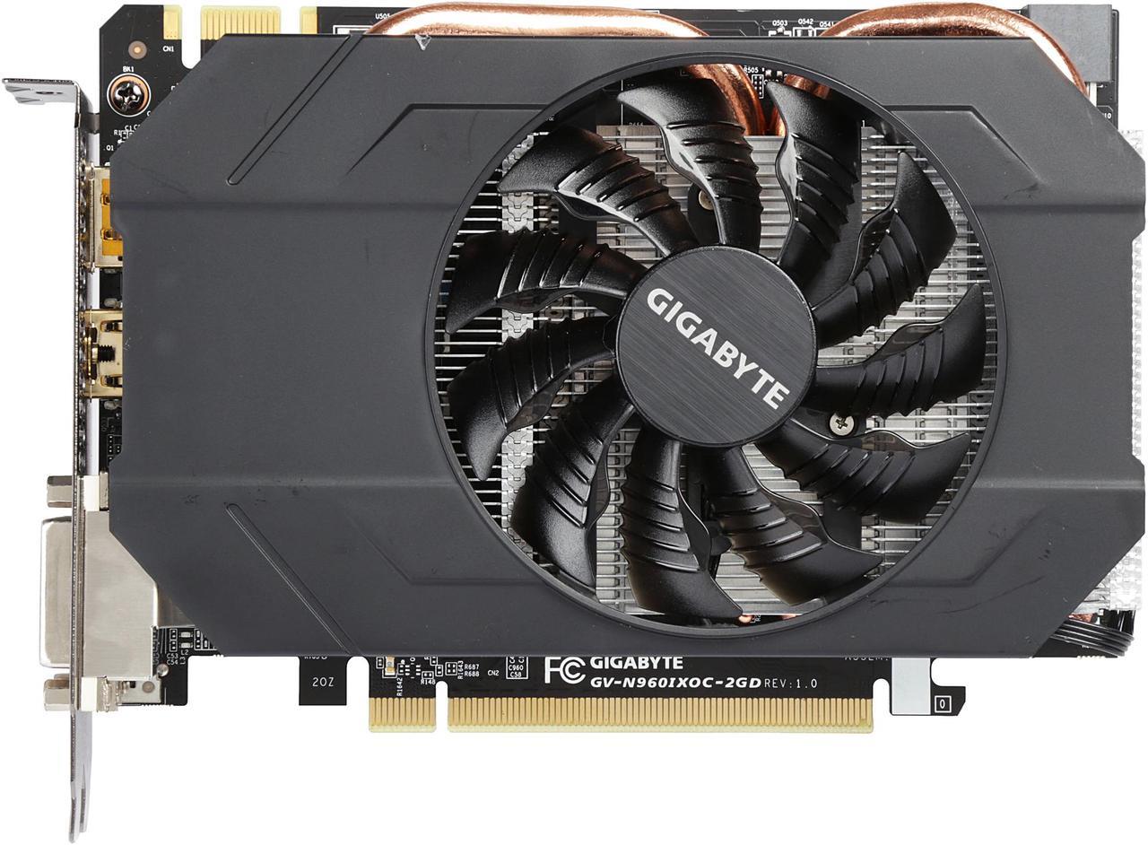 Alt view image 4 of 6 - GIGABYTE GeForce GTX 960 GV-N960IXOC-2GD 2GB Mini ITX OC Edition - Certified Refurbished