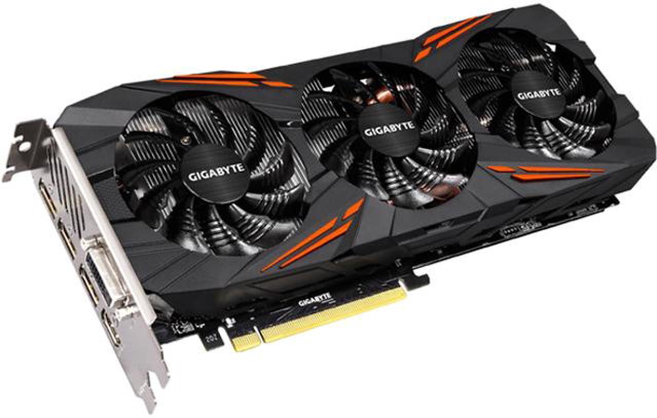 GIGABYTE GeForce GTX 1070 8GB GDDR5 PCI Express 3.0 x16 SLI Support ATX Video Card GV-N1070G1 GAMING-8GD R2