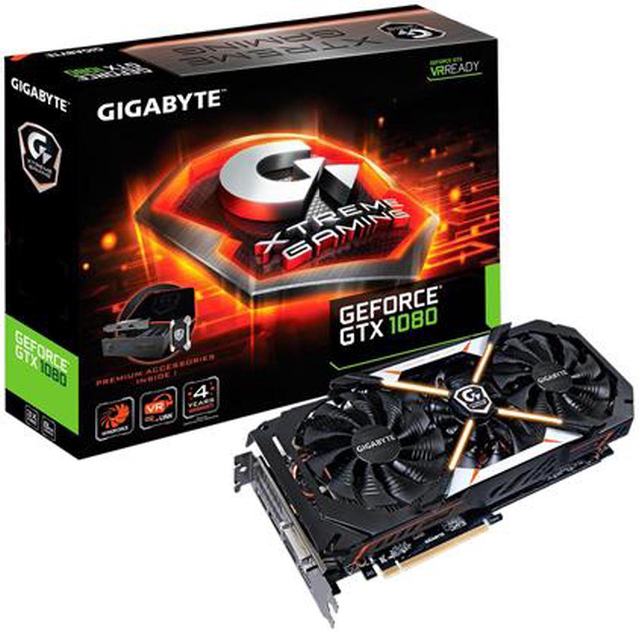 Alt view image 8 of 8 - GIGABYTE GeForce GTX 1080 XTREME Gaming Premium Pack Video Card, N1080XTREME-8GD-PPR2