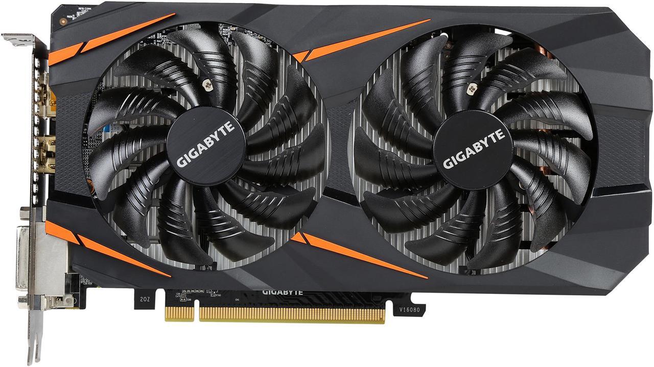 Alt view image 4 of 6 - GIGABYTE GeForce GTX 1060 6GB GDDR5 PCI Express 3.0 x16 ATX Graphics Card GV-N1060WF2OC-6GD