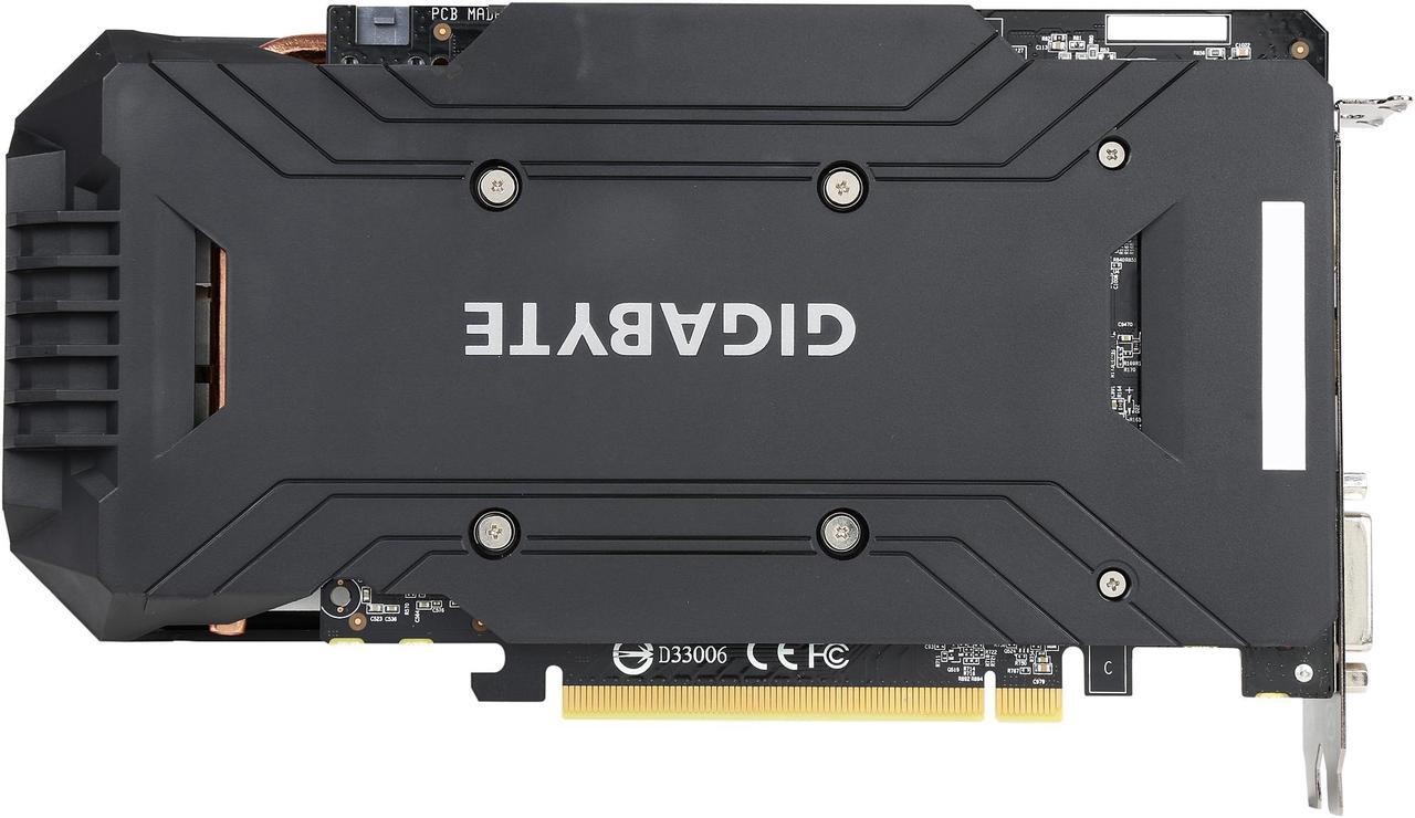 Alt view image 5 of 6 - GIGABYTE GeForce GTX 1060 6GB GDDR5 PCI Express 3.0 x16 ATX Graphics Card GV-N1060WF2OC-6GD