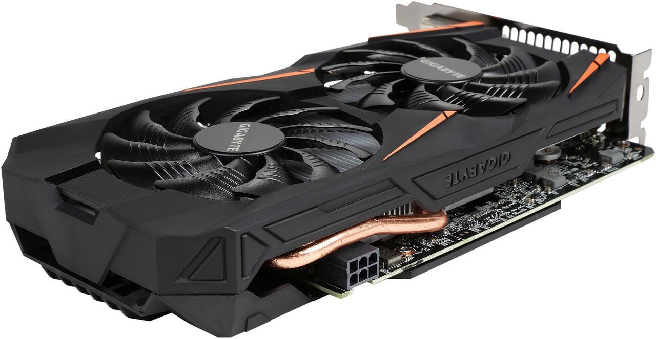 Alt view image 6 of 6 - GIGABYTE GeForce GTX 1060 6GB GDDR5 PCI Express 3.0 x16 ATX Graphics Card GV-N1060WF2OC-6GD