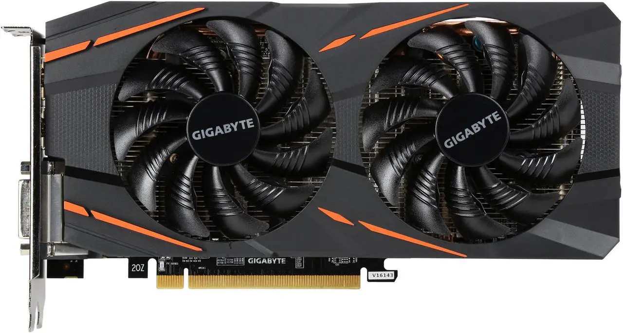Alt view image 4 of 6 - GIGABYTE Radeon RX 480 4GB GDDR5 PCI Express 3.0 x16 ATX Graphics Card GV-RX480WF2-4GD