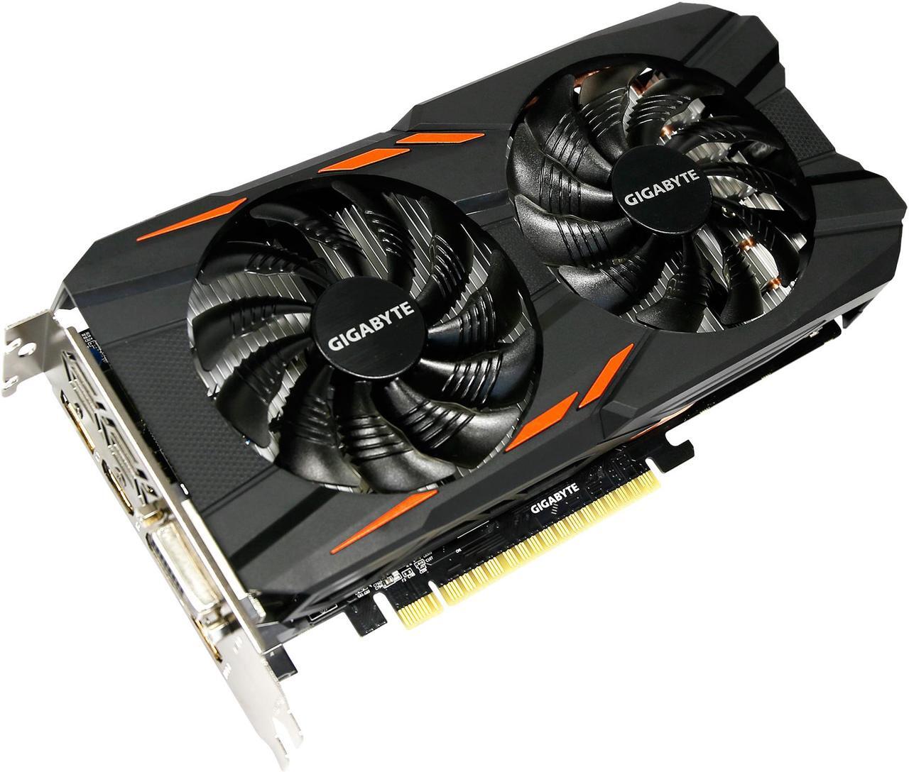 Alt view image 2 of 7 - GIGABYTE GeForce GTX 1050 Ti 4GB GDDR5 PCI Express 3.0 x16 ATX Graphics Card GV-N105TWF2OC-4GD