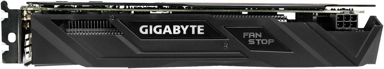 Alt view image 5 of 6 - GIGABYTE GeForce GTX 1050 2GB GDDR5 PCI Express 3.0 x16 ATX Graphics Card GV-N1050G1 GAMING-2GD