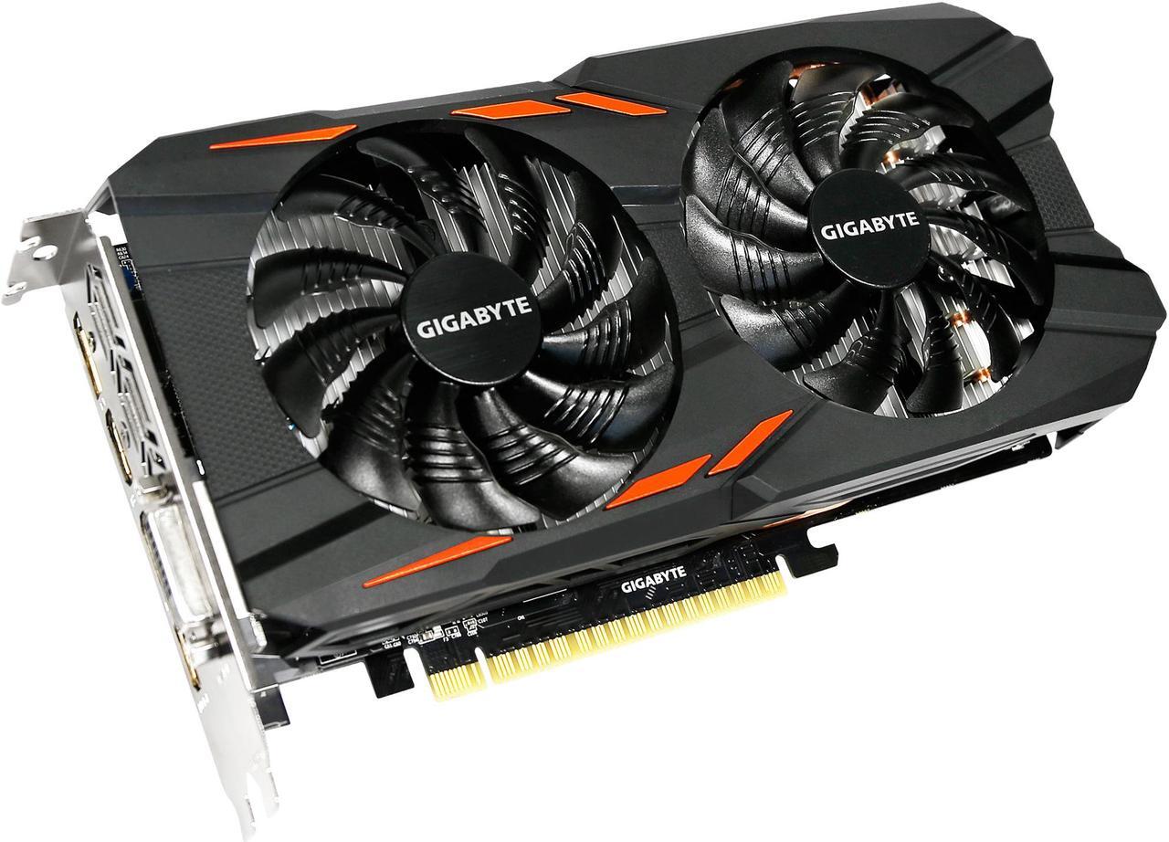 Alt view image 2 of 7 - GIGABYTE GeForce GTX 1050 2GB GDDR5 PCI Express 3.0 x16 ATX Graphics Card GV-N1050WF2OC-2GD