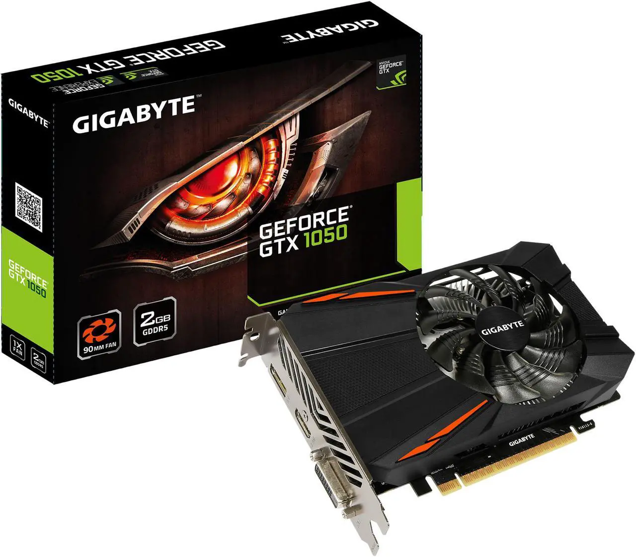 Alt view image 4 of 4 - GIGABYTE GeForce GTX 1050 2GB GDDR5 PCI Express 3.0 x16 ATX Graphics Card GV-N1050D5-2GD