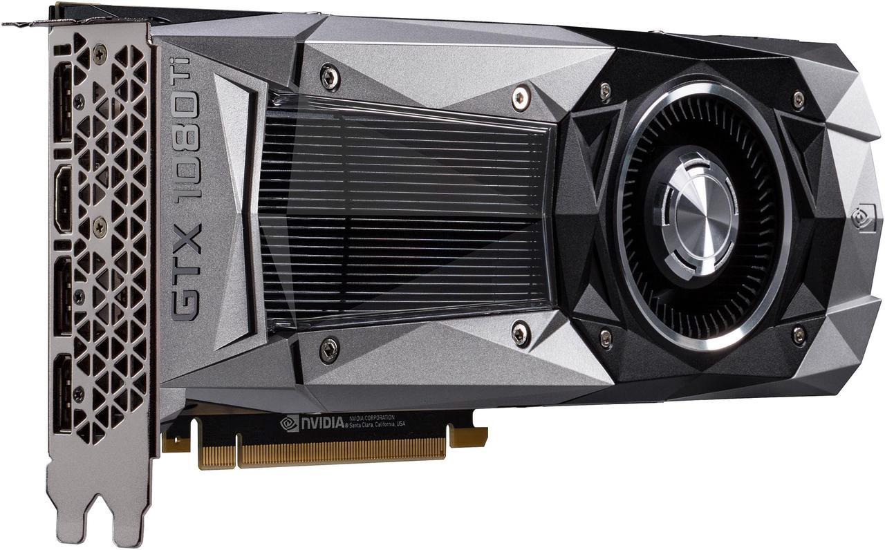 Alt view image 2 of 3 - GIGABYTE GeForce GTX 1080 Ti FE 11GB GDDR5X PCI Express 3.0 ATX Graphics Card GV-N108TD5X-B