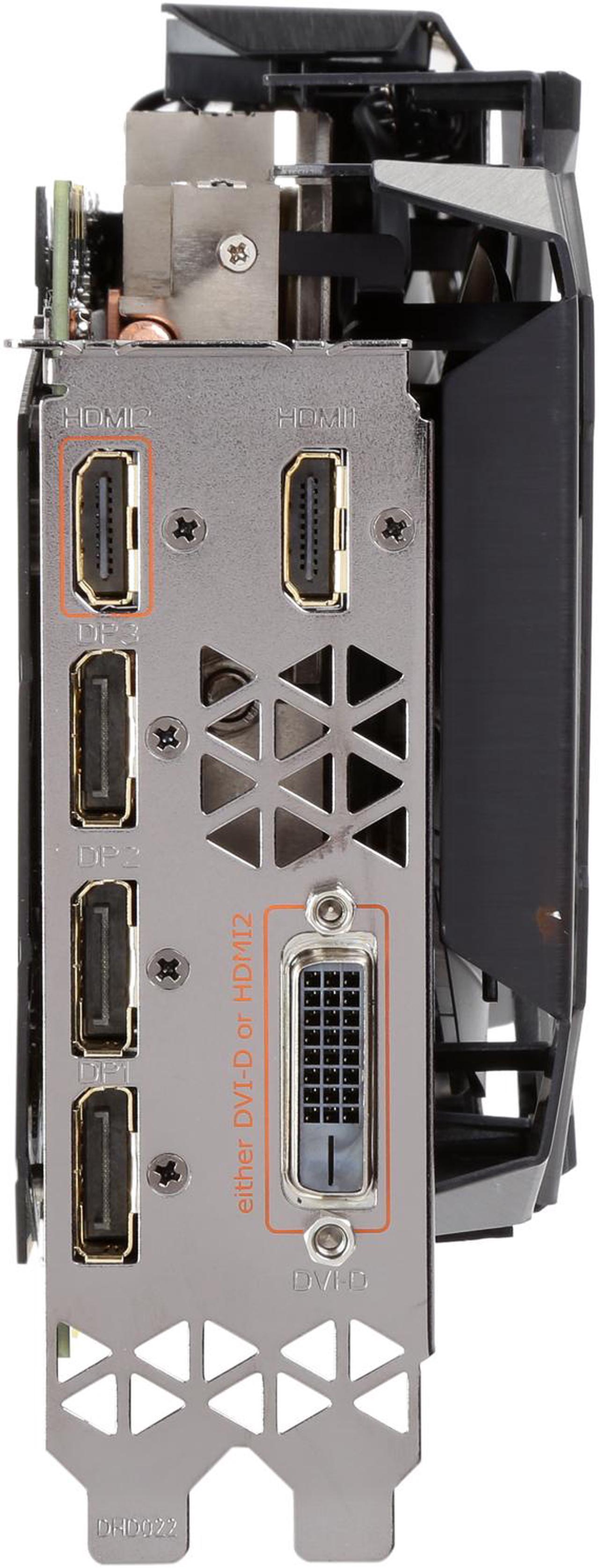 Alt view image 3 of 6 - GIGABYTE AORUS GeForce GTX 1080 Ti 11GB GDDR5X PCI Express 3.0 x16 SLI Support ATX Graphics Card GV-N108TAORUS-11GD