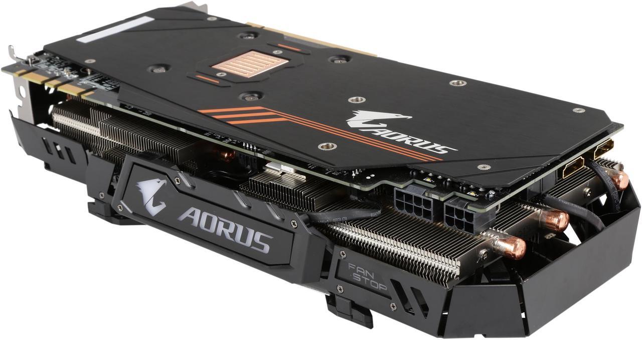 Alt view image 6 of 6 - GIGABYTE AORUS GeForce GTX 1070 8GB Video Card, GV-N1070AORUS-8GD R2
