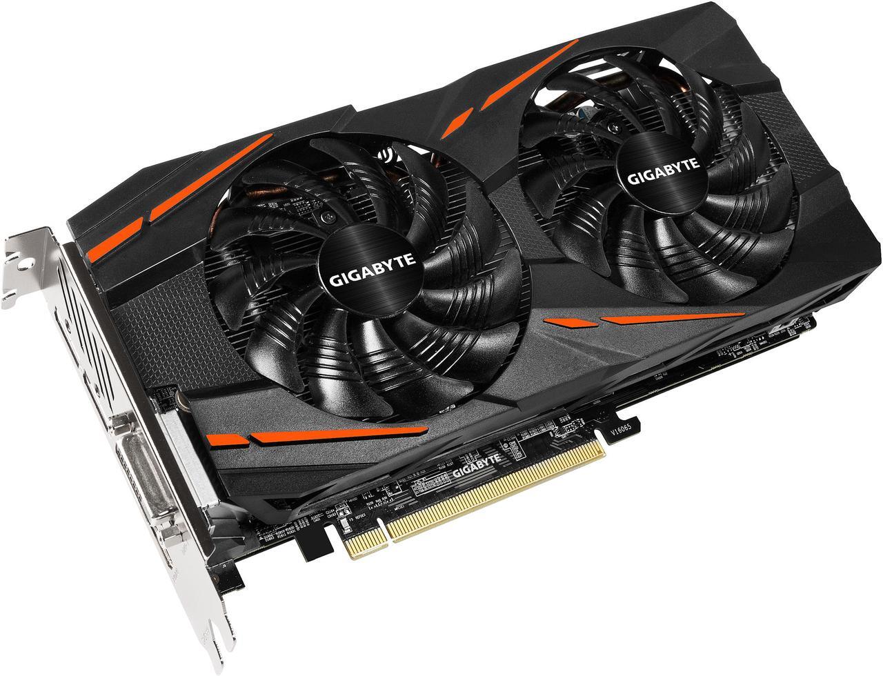 Main image of GIGABYTE Radeon RX 580 4GB GDDR5 PCI Express 3.0 x16 CrossFireX Support ATX Graphics Card GV-RX580GAMING-4GD