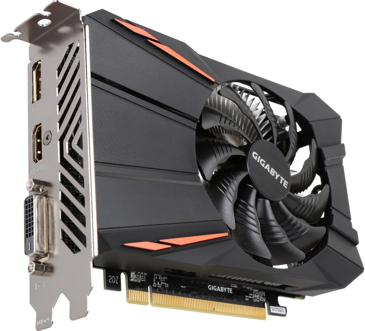 GIGABYTE Radeon RX 550 2GB GDDR5 PCI Express 3.0 x8 ATX Video Card GV-RX550D5-2GD REV 2.0