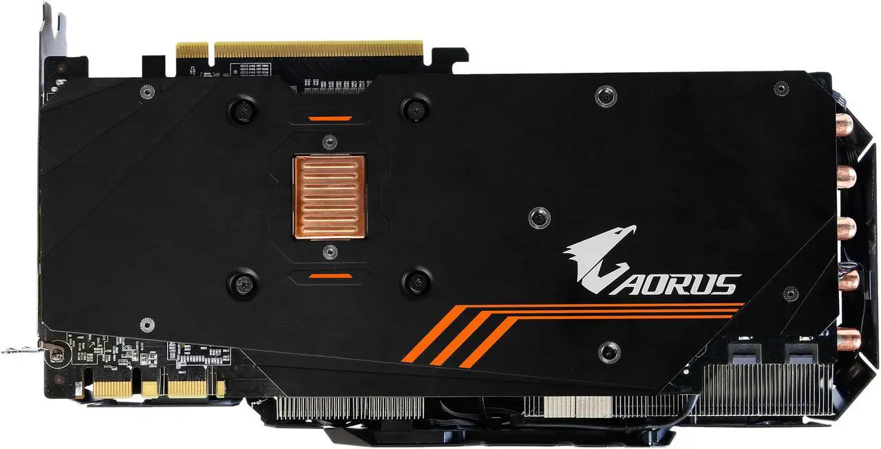 Alt view image 4 of 6 - GIGABYTE GeForce GTX 1080 AORUS 8GB DirectX 12 GV-N1080AORUS-8GD R2 256-Bit GDDR5X PCI Express 3.0 x16 Video Card, GV-N1080AORUS-8GD R2