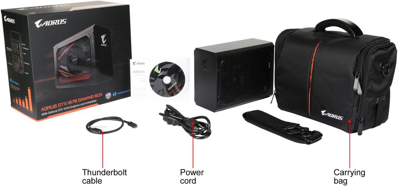 Alt view image 9 of 8 - AORUS GeForce GTX 1070 Gaming Box eGPU, GV-N1070IXEB-8GD