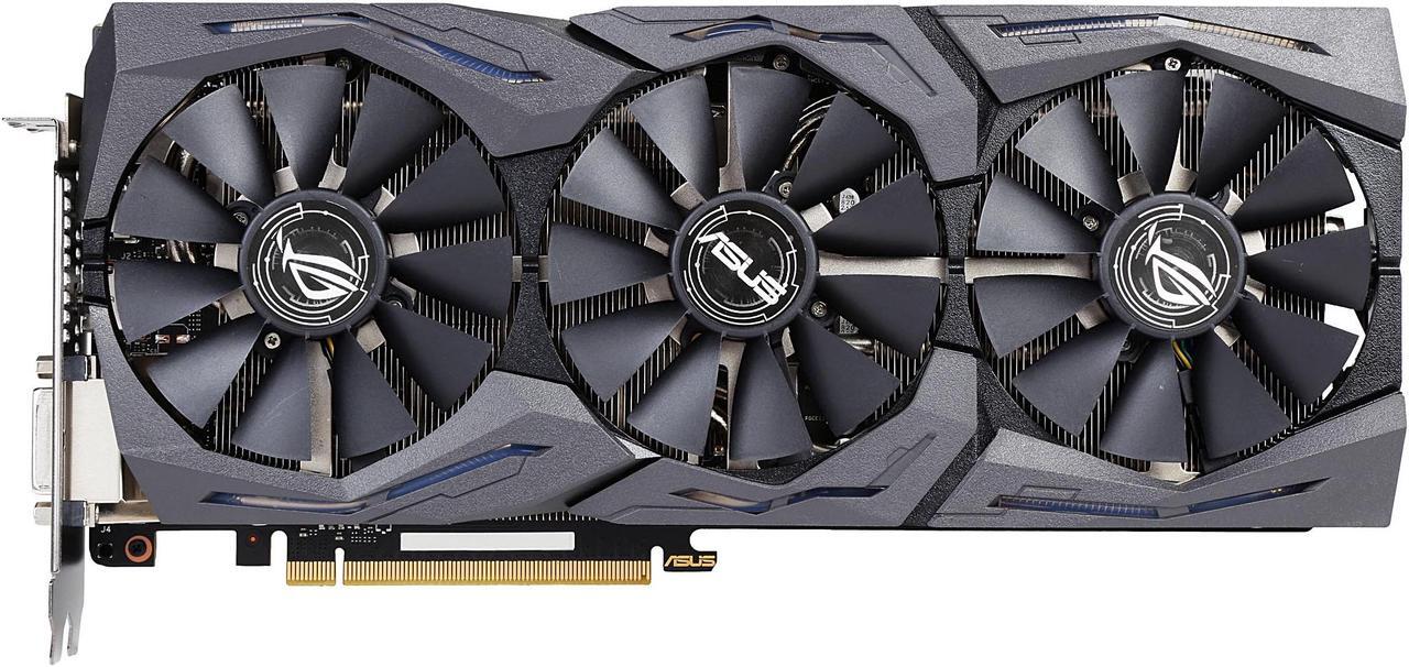Alt view image 3 of 10 - ASUS ROG GeForce GTX 1080 8GB GDDR5X PCI Express 3.0 Video Card STRIX-GTX1080-A8G-GAMING