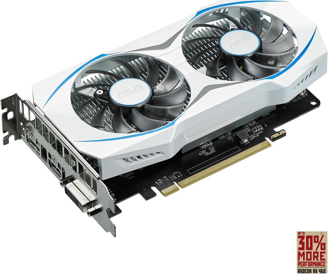 ASUS Radeon RX 460 2GB GDDR5 PCI Express 3.0 Video Card DUAL-RX460-O2G