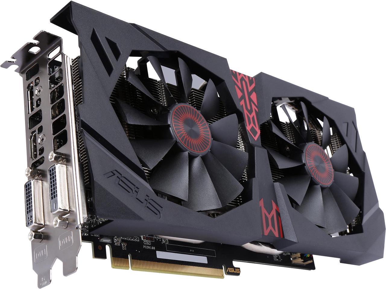 ASUS Radeon R9 380 2GB GDDR5 PCI Express 3.0 Video Card STRIX-R9380-DC2-2GD5-GAMING